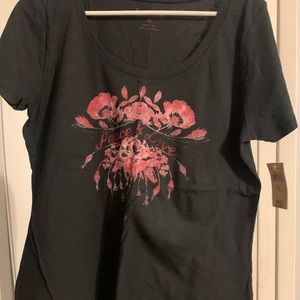 Lucky Brand women’s size XL tee, NWT.
